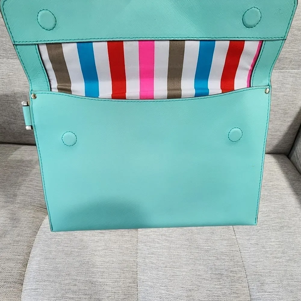 CCO🐢 KATE SPADE NEW YORK Leather Clutch Cute!!